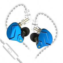 KZ ZSN Pro X 双动圈入耳式耳机，1BA 1DD 有线耳机，HiFi 立体声运动游戏耳机，兼容智能手机、电脑、平板电脑（黑色/蓝色/金色） - 查看 13