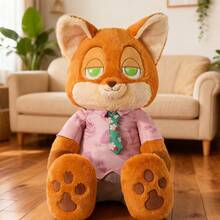1pc Disney Zootopia Judy/Nick/Clawhauser #24 Sitting Plush Doll, Cute Sitting Pose, Soft Touch, Fully Flexible Stuffing, Suitable For Home Decor And Daily Companion, Perfect Gift - Multicolor - View 4