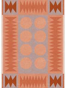 Alfombra de área moderna, redonda, lavable y antideslizante - Alfombra suave y delgada para sala de estar, alfombra de cocina y pasillo, alfombra decorativa para el hogar - Mostaza Amarilla - Ver 10