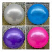 1pc Anti-Burst PVC Yoga Ball Multicolor Swiss Exercise Stability Ball For Pilates Fitness Gym Home Workout Pregnancy Training - Multicolor - View 12