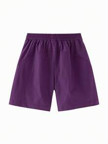 mini bala Cotton-Feel Kids Summer Quick-Dry Short Sleeve Breathable 2026 - Deep Purple - View 5