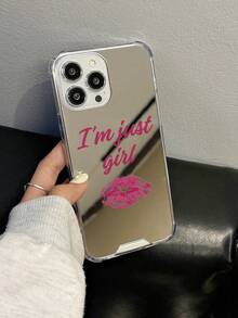1 Piece, Free Shipping, Local Delivery, Accessories Not Included, Phone Case Compatible With Red Lip Pattern Mirror And Drop Protection. - Multicolor 4 - View 5