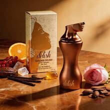 DELISH Women's Eau De Parfum 100ml/3.4fl Oz – Sugar Red Berries Tangerine Top Notes, Heart Of Cacao Spicy Vanilla Rose, Base Of Tonka Bean Amber Musk Woods – Sweet Gourmand Long Lasting Fragrance For Daily Wear, Dating, Party, Night Out – Perfect Birthday Valentine's Gift For Her, Girlfriend, Wife, Mom – Designer Inspired Luxury Scent - Sugar/Red Berries/Orange - 查看 5