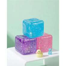 Đồ chơi bóp giảm căng thẳng Nee Doh Cube Ice Cube Malt Sugar mới năm 2025 - Quà sinh nhật - Quà tặng - Món quà hoàn hảo - Quà tặng - Vật trưng bày sưu tập - Bộ sưu tập sở thích - Quà tặng cho người khác - Nhiều màu - Xem 2