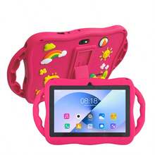 兒童電子學習平板電腦 /4GB RAM+64GB ROM/7吋平板/4核 1.3GHz/Android 13 平板 /1280x800 IPS /2MP+5MP 相機/4000mAh 大電池/支援WiFi遊戲/使用ABS塑料+矽膠BDF平板 - 彩色 - 查看 13
