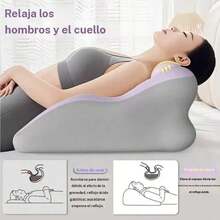 Cojines lumbares y cojines de asiento - Negro y gris - Ver 2