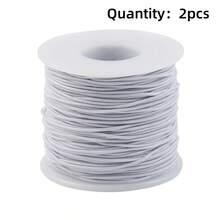 1/2 Rolls Rainbow Elastic Beading Cord, 50m/10m Stretchy Bracelet String, Durable Rainbow Elastic Rope For DIY Jewelry Making, Necklace, Beading And Craft Christmas Holiday Decoration - Elastic Rope - View 11