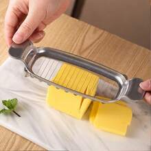 2 Pcs Stainless Steel Cheese Slicer, Butter And Cheese Cutter, Durable Kitchen Tool With Functional Design And Stainless Steel Structure - View 4