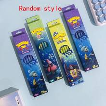 SpongeBob SquarePants 12pcs/Set Cartoon Theme Pencils, Beautifully Designed, Suitable For Birthday, Back To School, Graduation Gifts, And Classroom Rewards - Multicolor - View 5