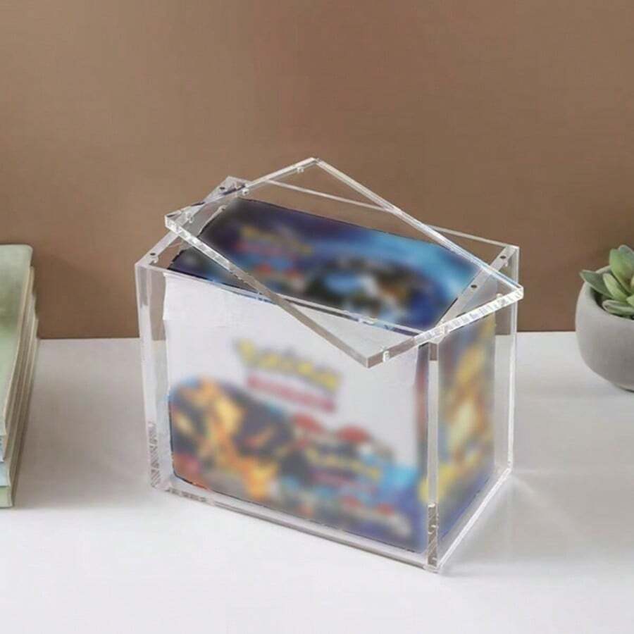 5MM&8MMHeavy-Duty Sealed Trading Card Box (1-Pack) - Ultra-Durable Acrylic Case For Holo Foil Cards, Premium Acid-Free Holder For Vintage Trading Cards, Crystal-Clear Dustproof Display For Lenticular 3D Cards, Airtight Tribute Card Storage Box, Professional TCG Card Storage Solution, Ideal For Standard/Sports/Game/Collectible Cards, Scratch & UV Resistant, Stackable Design For Long-Term Preservation, Perfect Gift For Card Enthusiasts & Hobbyists, Shields Against Dust, Moisture, Fading And Wear,Clear Acrylic ETB Storage Box,Portable ETB Booster Card Case,Dustproof Anime Display Box,Transparent Acrylic Trading Card Box,Desktop Anime Card Display,Must-Have ETB Storage,Viral Trading Card Display,Acrylic Card Storage Case,Booster Pack Storage Box,TCG Card Display Case,Trading Card Organizer,Anime Card Protector Box,UV Protection Card Display,Stackable Card Storage Box,Magnetic Closure Card Case,Scratch Resistant Acrylic Box,Card Collector Storage,Standard Size Card Box - Xem 1