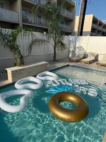 1pc Inflatable Round Swimming Pool, Inflatable Pool, Inflatable Pool Floating Hammock, 4-In-1 Multi-Function Mesh Water Hammock, Portable Floating Bed, Extra Large Thick Family Swimming Pool, Suitable For Adults, Outdoor, Garden, Backyard, Summer Water Party, Beach Essential, Swimming Pool Float - D - View 3