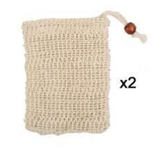 5/10pcs Natural Cotton Linen Foaming Soap Bag Saver Net Mesh Massage Exfoliator Pouch Bathing Bubble Maker Cleaning Tool - View 9