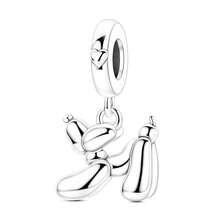 Mặt dây chuyền hình chó cưng, hạt charm hình chó Poodle dành cho nữ, phụ kiện vòng tay, dây chuyền tự làm, quà tặng trang sức cao cấp. - Vàng hoặc bạc - Xem 13