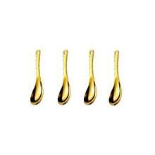 1pc/2pcs/4pcs/6pcs/8pcs Stainless Steel Hammered Texture Spoons, Thickened Tableware Spoons, Highly Attractively Dessert Spoons, Kitchen Utensils Dessert Spoons, Elegant Design, Suitable For Kitchen, Dining Room, Hotel - Gold and Silver - View 13