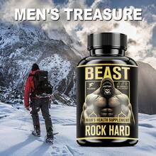 Premium Men's Health Supplement, With Grape Seed Extract, Burdock Root Extract, For Work Harder, Train Longer, Daily Male Capsules - 3 bottles - 查看 6
