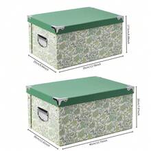 1pc Folding Box Living Room Simple Storage Box Multi Functional Study Room Office Storage Books Clothing Toys Office Supplies Sorting Box Dormitory Storage - Multicolor - View 5