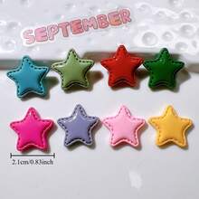 4pcs/8pcs/12pcs Colorful Star Fridge Magnets - 3D Stereo Kitchen Refrigerator Stickers, Suitable For Whiteboard, Cabinet And Dishwasher, Fun Home Decor Accessories, Room Decoration - Multicolor - View 6