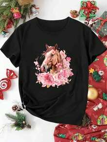 Women T-Shirts - Black - View 6
