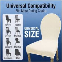 1pc Diamond Pattern Stretch Chair Cover, High Elasticity, Multiple Colors Available, Removable & Washable Anti-Scratch, Durable, Suitable For Bedroom, Living Room, Home Chair - Dark Grey - View 6