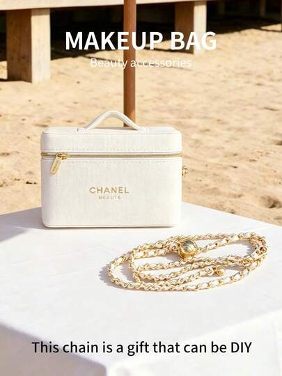  La bolsa de maquillaje, bolso de hombro, joyero y caja de almacenamiento de Chanel son exquisitos y versátiles, adecuados para uso casual diario, lo que los convierte en el regalo de Navidad perfecto para mujeres.