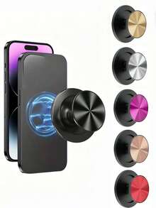 Magnetic Foldable Phone Stand With Ring Holder, Compatible With IPhone And Android Phones, Extendable Bracket, Suitable As Birthday Gift For Family And Friends - Multicolor - View 1