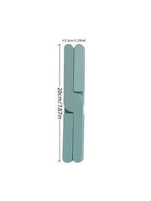 1 pieza Salvamanteles de silicona con forma de X resistente al calor, plegable, antideslizante, soporte para ollas y sartenes, posavasos de mesa de cocina, almohadilla para platos - Multicolor - Ver 2