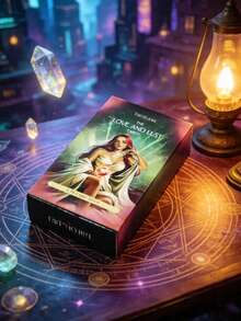 White Cat Tarot Oracle Cards Set For Divination, Healing And Beginners - Multicolor - View 6
