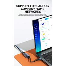 VegGieg USB 2.0 100Mbps 无线网络适配器，即插即用，Type-C/USB 转 RJ45 铝合金外壳，以太网转换器，兼容笔记本电脑、台式机、交换机 - 查看 8