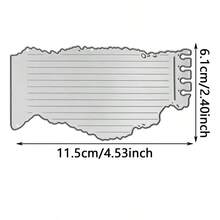 1 khuôn cắt giấy thủ công hình trang sách, khuôn cắt kim loại, khuôn dập nổi DIY, khuôn mẫu, khuôn cắt giấy để làm thiệp và trang trí album. - LG26-8012 - Xem 15