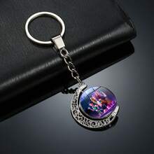 1/2pcs 3-Member K-Pop Girl Group Double-Sided Rotating Keychain - Fashionable Collectible Suitable For K-Pop Fans, Great For Backpack Decoration And Key Organization, Also A Perfect Gift For Easter, Valentine's Day And New Year - Multicolor - View 4