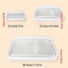 3 pièces/set Trousse de maquillage transparente, pochette de rangement en Animaux De Compagnie avec fermeture éclair, convient pour les cosmétiques, les fournitures pour animaux de compagnie - boîte de rangement transparente, design empilable, fermeture sécurisée, sac organisateur de toilette transparent, sac à cosmétiques portable, boîte de rangement de salle de bain pour les vacances - Multicolore - Voir 3
