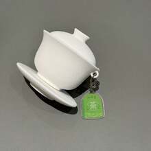 1pc 3D Tea Cup Shaped Silicone Protective Case Compatible With Apple 4, Pro 3/Pro 2 Earphones - White - View 5