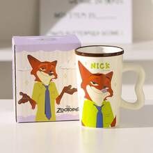 Taza de cerámica con asa de Mickey Mouse de Disney, apta para el hogar y la oficina, para beber agua, leche, café, jugo, regalo de cumpleaños para fans de Disney, capacidad 500ML/17.91OZ - Multicolor - Ver 19