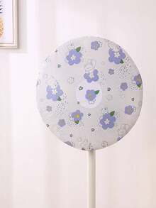 1pc Durable PEVA Plastic Fan Dust Cover, Fits All Fans, Easy To Clean Design For All Seasons, Home & Office Use, Lotus Edge Style, Minimalist Appearance, Sturdy Structure - Full Coverage - View 11