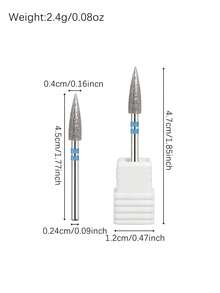 钨钢钉磨机预处理磨头，日式磨除死皮，俄式双弹头预处理磨头工具 - 彩色 - 查看 9