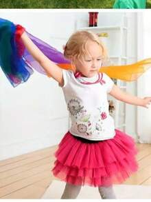 60cm Set de 6 piezas de unicolor mixto + 10 piezas de unicolor de pañuelo de gasa de nailon, versátil para actuaciones y baile, nuevo pañuelo de color caramelo - bufanda cuadrada pequeña - Ver 10