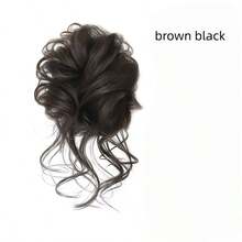 1pc Elegant Messy Bun Scrunchie, Women's Hair Accessory Suitable For Daily Wear, Outdoor Styling And DIY Hairstyles, Ideal For Thick Curly Hair Ponytail Holders Hair Elastics Hair Rubber Bands Hair Rope,Travel,Birthday - 1pc - View 4