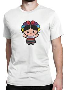 Mexican Doll T-Shirt September 15th - 白色 - 查看 2