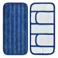 1/2/4pcs Reusable Microfiber Mop Pads, Suitable For WetJet Washable Wet & Dry Floor Cleaning Replacement Pads, Size 11x5 Inches, Navy Blue - Blue - View 10