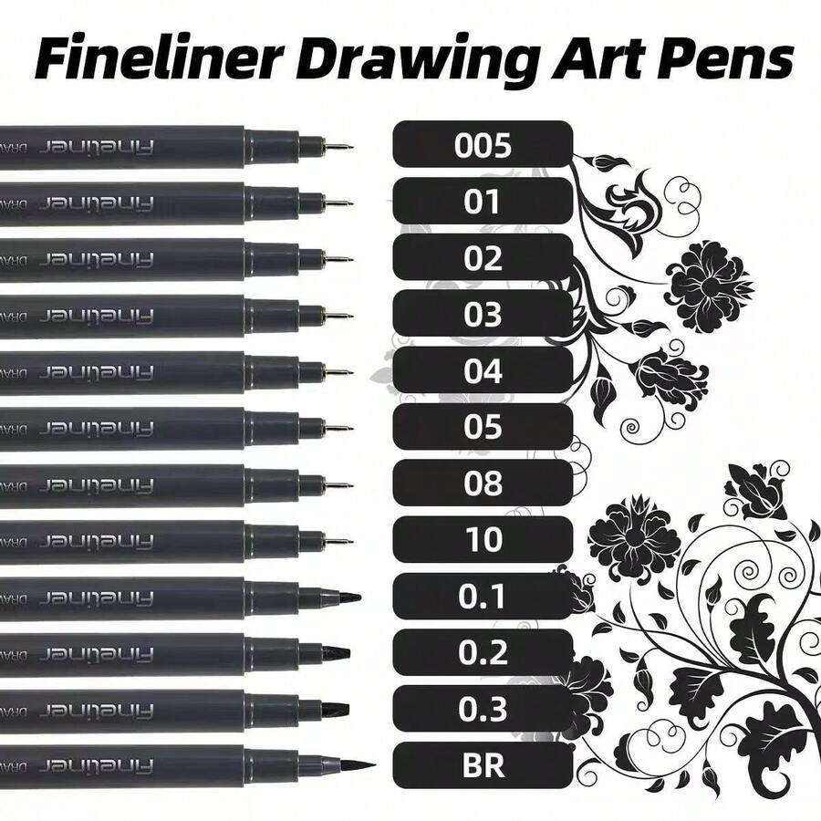 Bộ 12 cọ vẽ nghệ thuật đặc biệt vẽ tay, chống thấm nước dành cho học sinh. - Bộ - Xem 1