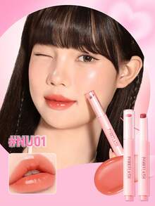 PINKFLASH Lip Gloss, Waterproof & Long-Lasting, Moisturizing & Shiny Lip Color, Brightens Lips, Non-Fading & Non-Sticky, Daily Lip Care, Suitable For Y2K Fans And Gen Z For Parties, Concerts And Dates, Ideal Mother's Day Gift, L22 - #NU01 - View 3
