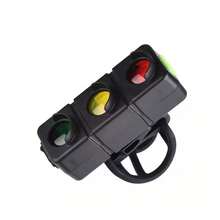 Luz LED Creativa para Bicicleta en Forma de Semáforo, Recargable, Impermeable, Luz Trasera de  Nocturna para Ciclismo XEPP - Negro - Ver 8