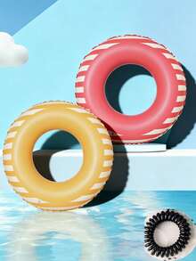 This High-Quality Pvc Inflatable Swimming Ring Features A Cute Daisy Design, Underarm Support, And A Floral Pattern. Suitable For Vacations, Pool Parties, Beaches, Swimming Pools, And Summer Leisure Swimming. - Multiple Styles - View 9