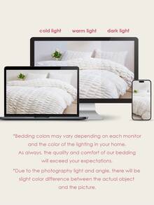 2/3 Pcs Luxury Faux Fur Duvet Cover Set - Soft & Fluffy Faux Fur Duvet Cover, Warm & Cozy Plush Bedding Set, Luxurious Warm Winter Bedding Set, Includes 1 Duvet Cover And 1/2 Pillowcase. Suitable For Home And Dorm - Multicolor - View 8