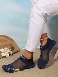 Women's Swimming Pool Beach Surfing Sock Shoes Sneakers Quick Dry Water Shoes Barefoot Aqua Socks Lightweight Beach Shoes - Màu xanh lam - Xem 9