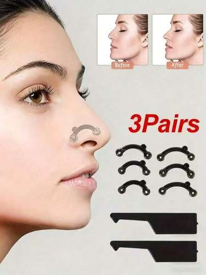 8/1pc Silicone Nose Clip Nose Shaper Nose Bridge Lifter Nose Clip Nose Shaping Tool Nose Lifting Clip Beauty Accessory Facial Shaping Invisible Shaping Clip Soft Design Facial Lifting Tool Essential For Makeup Users Self-Care Essential Suitable For Daily Use Can Be Gift For Friends And Family