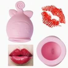 1pc Red Soft Silicone Fish Shaped Lip Plumper, Lip Lifting Tool Lip Plumping Enhance - Soft Silicone Lips Enhancer Plumper Tool Device - Baby Pink - View 1