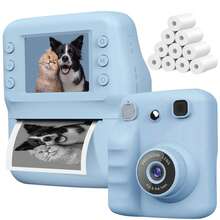 Instant Print Camera, Video Recording, Gaming, DIY, School, Travel - Photography Learning Creative Gift, Photography Prop, Youth Creative Tool, Fun Design, DIY Project, Fun Gadget, Durable, Best Christmas & New Year Gift For Young Photographers, Back To School Gift, Children Camera - Multicolor - View 17