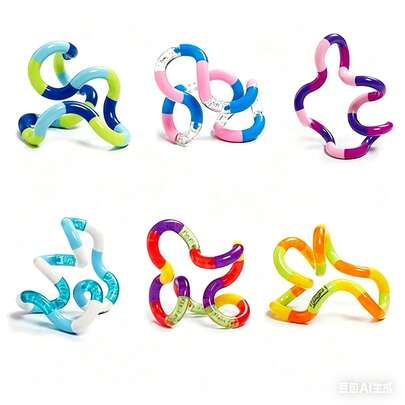 5pcs/10pcs Twist Fidget Toys, Creative Stress Relief Toys For Adults Office
