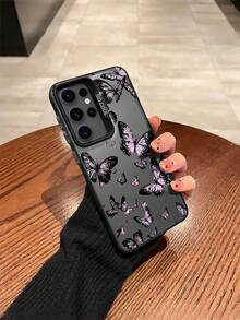 1个时尚防摔手机壳，蝴蝶图案 - 兼容三星Galaxy系列（A15、A53、A54、A55、S23、S24、S25 Ultra及其他型号）。自用或送礼皆宜。 - 彩色 - 查看 3